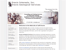 Tablet Screenshot of dravisinterests.com